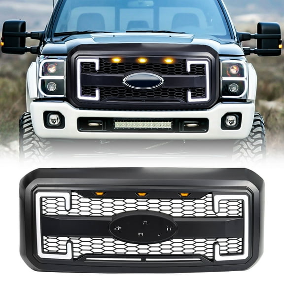 AMERICAN MODIFIED Raptor Style Mesh Grille for 11-16 Ford F250/350/450/550