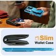 thumbnail image 6 of Vizvera for Samsung Galaxy S25 Plus Wallet RFlD Cards Holder,Camera Control,Camera Cover,Rugged Shockproof Silicone Protective Phone Case-Light Blue, 6 of 7