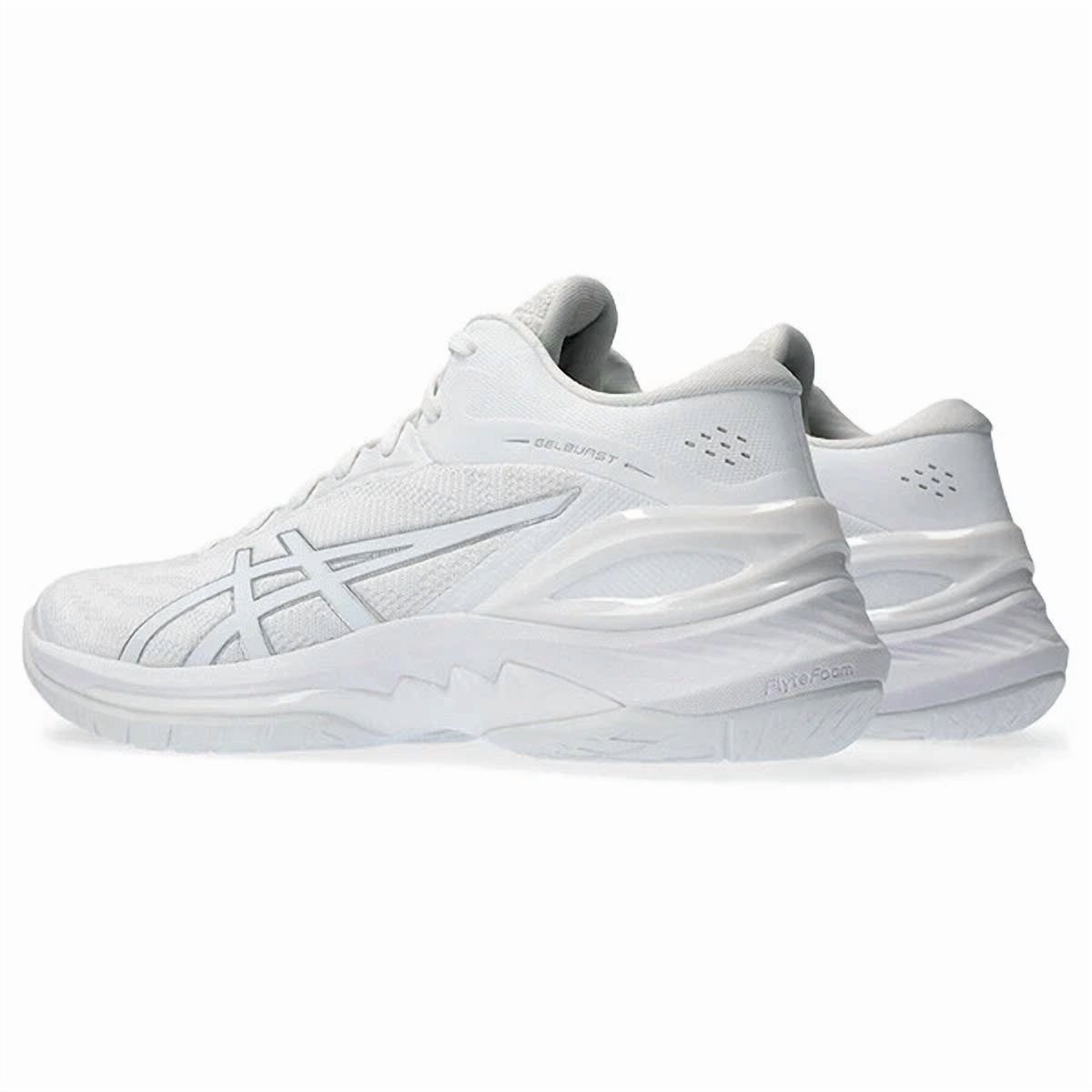 靴 ASICS GELBURST 28 White/Morganite ASICS GELBURST 28 EXTRA WIDE 4E 1063A082 100 White Pure Silver