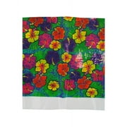 Luau Plastic Tablecover, 24 Count