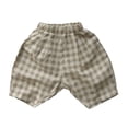 thumbnail image 2 of JTieaclothes Child Toddler Boys Girls Casual Pants Summer Holiday Plaid Shorts,Boys Pants Sizes 5-6 Years, 2 of 6