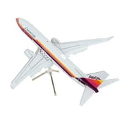 Boeing 737-800 Commercial Aircraft with Flaps Down "American Airlines - AirCal" Gray with Stripes "Gemini 200" Series 1/200 Diecast Model Airplane b