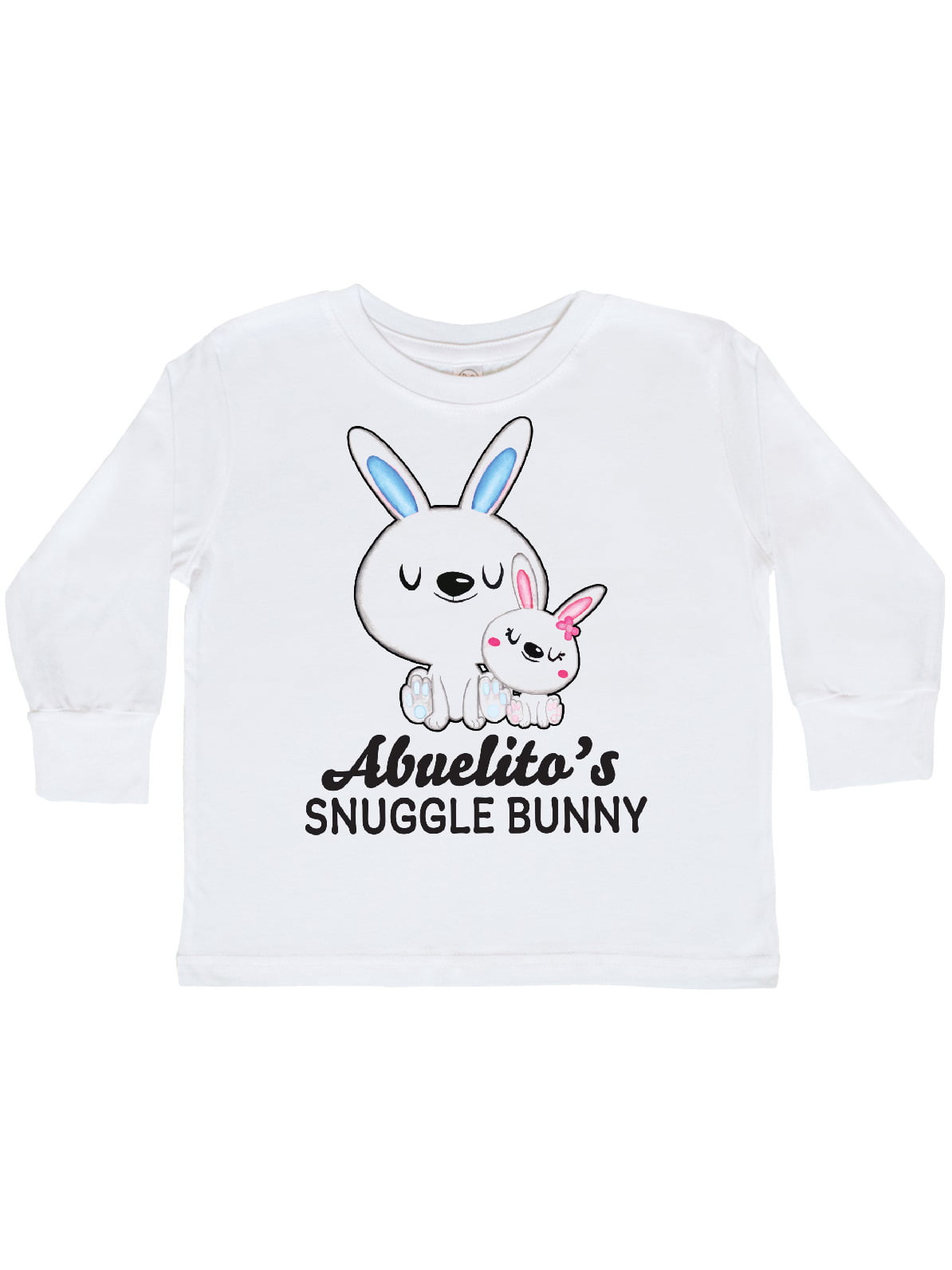 inktastic Abuelitos Snuggle Bunny Easter Toddler Long Sleeve T-Shirt 