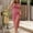 Dress-Watermelon Red, variant on LEKWK Bodycon Dresses for Women Sleeveless Scooped Neck Ruched Midi Dress Side Drawstring High Split Fitted Tank Dress Summer Party Club Wear
