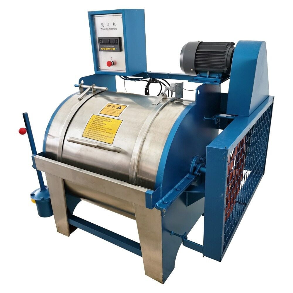 Industrial Automatic Laundry Washing Machine 33LBS Capacity Hotel Large Washing Equipment 220V