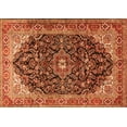 thumbnail image 1 of Ahgly Company Indoor Rectangle Medallion Orange Traditional Area Rugs, 6' x 9', 1 of 1