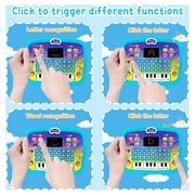 Educational Toys for Boy Girls Age 2-9 Year Old Tablet Toy for 1 2 3 Year Od Toddlers,Electric Learning Toys with Light and Music Interactive Toy for 1-4 Toddlers Numbers Alphabet Toy