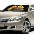 thumbnail image 3 of Yuyamidu Sunflower Car Windshield Sunshade Fashion Reflective Sun Visor for SUV Truck Van Lightweight Windshield Cover Sun Shade Automobile Accessories Keeps Out UV Rays, 3 of 5