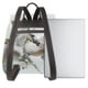 thumbnail image 3 of Disketp Running White Horses Mochila de Cuero para Mujer, Bolso de Espalda Antirrobo con Estilo para Viaje, Trabajo y Uso Diario, 3 of 4