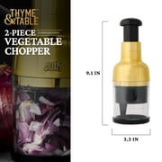 Thyme & Table Veggie Chopper with Stainless Steel Blade