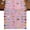 Pink, variant on Alphabet Burlap Cotton Table Runner 13x48 Inches Long, Cartoon Colorful Animals Letter Crayon Farmhouse Table Runners, Outdoor Dining Tablecloths Decor for Baby Shower/Party/Wedding