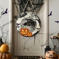 thumbnail image 4 of Halloween Decorative Hanging Ornament  Bat Pumpkin Ghost Sign, 4 of 8