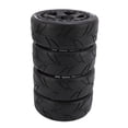 thumbnail image 1 of RC Rally Tires, 4PCS 17mm Rugged Plastic 1/8 RC Car Wheel Tyres, Suitable for Various Driving Conditions, 1 of 7