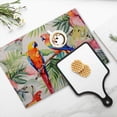 thumbnail image 4 of BaHomeck placemats Set of 4 rectangle Linen Cotton Placemats for Dining Table Washable Heat Resistant,18*12inch,Watercolor Painting Of Beautiful Tropical Parrots, 4 of 4