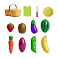thumbnail image 4 of Juguete de corte de alimentos Hugo 12 piezas accesorio de cocina para niños, 4 of 10