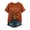 Orange5, variant on Halloween Shirts for Women Graphic Tees Fall is My Favorite Color Print T-Shirt