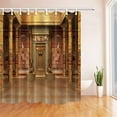 thumbnail image 1 of Cortina de Ducha Vintage Tumbas Egipcias con Mural en Poliéster 160x180 cm ABPHQTO, 1 of 1