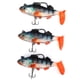 thumbnail image 3 of Accesorio para aparejos de pesca, 3 piezas con revestimiento en T, señuelos de pesca con cola en T, cebo de pesca artificial para lograr más, 3 of 8