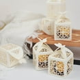 thumbnail image 6 of BalsaCircle 25 Ivory 2" Party Favor Gift Boxes Laser Cut Lace Design Butterfly Decorations, 6 of 8