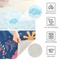 thumbnail image 3 of Yayeee Bath Rug for Bathroom Floor Non Slip Contour Fluffy Soft Absorbent Mat, 20"x24", Pink Jellyfish, 3 of 7