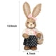 thumbnail image 4 of Pascua Simulación Conejo De Paja Conejito Encantador Exquisito Suministros De Decoración Navideña Para Niños Amigos Cateissary HA039433-03, 4 of 5