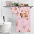 thumbnail image 5 of Cartoon Foxes Towels Highly Absorbent Cotton Towels 2 Pack, Premium Spa & Hotel Quality Quick Dry Towel Set,54" x 27", 5 of 7