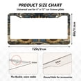 thumbnail image 7 of Aluminum License Plate Frame 2 Pack Car Exterior Accessory Car Tag Holder for Front Rear Plates Cars Decor Beautiful Deer Wearing A Crown, 7 of 7