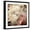 Black Frame, variant on Art.com Art Floral Vintage Sepia Blurred Background with White and Pink Roses Art Print by Irina QQQ, 16" x 16"