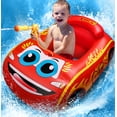 thumbnail image 1 of Flotador de piscina HopeRock para niños con pistola de agua, juguete inflable de natación para niños de 3 a 8 años, divertido en verano (rojo), 1 of 7