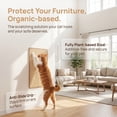 thumbnail image 2 of 2 Packs Natural Sisal Cat Scratching Mat – Horizontal Floor & Wall Scratcher for Indoor Cats, Furniture Protector with Sticky Tape – Cat Scratch Pad Rug, 2 of 8