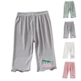 thumbnail image 4 of Odeerbi 6M-6Y Niños Niñas Mallas Elásticas de Modal Pantalones Capris Ropa Exterior de Verano Pantys Elásticos Recortados, 4 of 5