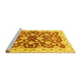 thumbnail image 2 of Ahgly Company Machine Washable Indoor Rectangle Oriental Yellow Traditional Area Rugs, 3' x 5', 2 of 4