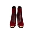 thumbnail image 2 of Ninety Union Lima Metallic Heel And Metal Cap Toes Bootie, Wine, 10, 2 of 5