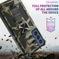 thumbnail image 6 of Phone Case for Samsung Galaxy S21 FE (Not fit S21),Army Camouflage Case with Military Grade Protection Drop-Tested and Built-in Kickstand Cover for Samsung Galaxy S21 FE MC Army Green, 6 of 7