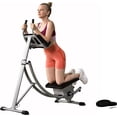 thumbnail image 1 of Ab Workout Equipment, ab Machine for Home Gym, Foldable Abdominal Crunch Coaster for Strength Training, Roller Glider Fitness Equipment, Beauty Waist Machine, 1 of 11