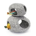 thumbnail image 7 of Penn-Plax Deco-Replicas Granite Aquarium Plant Decoration Rock & Hideaway, Small 2 Piece Set, 7 of 7