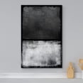 thumbnail image 2 of wall26 Canvas Print Wall Art Grunge Black Gray Pastel Color Blocks Abstract Shapes Illustrations Modern Art Decorative Minimal Relax/Calm Zen for Living Room, Bedroom, Office - 24x36 inches, 2 of 5
