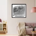thumbnail image 3 of Historic Framed Print, Hydraulic mining - the big boulder, Kentucky Claim, Timbuctoo, Yuba County, 17-7/8" x 21-7/8", 3 of 9