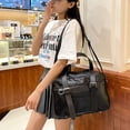 thumbnail image 2 of stanreset Japanese PU Shoulder Bag For Students Leather Handbag With Large Capacity Large Capacity black, 2 of 6