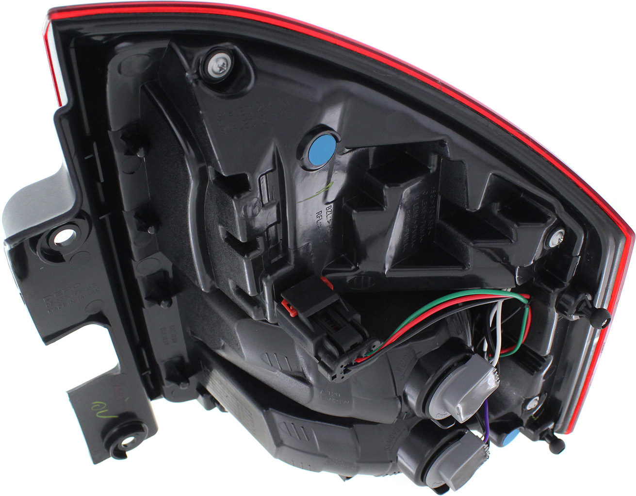 Tail Light Compatible With 2014-2017 Jeep Compass Left Driver With bulb(s)