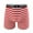 Red, variant on TSADFHJI Manmade Underwear Men Men's Cotton Underwear Lengthened Flat Angle Stripes Low Waist Comfortable Track Running Wear Legs M Black