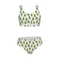thumbnail image 5 of Kdxio Christmas Trees for Womens High Waisted Bikini Top Sports Style Two Piece Bathing Suits, 5 of 5