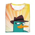thumbnail image 3 of Teenage T-Shirt Kids 3D Print Graphic Shirts Summer Round Neck Short Sleeve Funny Cartoon Casual Top Tees for Youth Boys Girls, 3 of 8