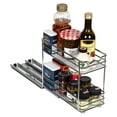thumbnail image 2 of HOLDN’ STORAGE Pull-Out Cabinet Spice Rack Organizer, Heavy-Duty Chrome Metal, 4 ½ W x 10 ⅜ D x 8 ⅞H Inch, 2 Tier, 2 of 9