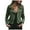 Green, variant on leather jacket women motorcycle coat for bike Womens deerskin short lapel Long Sleeve Open Front Short Cardigan Zipper Jacket Coat Top