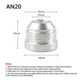 thumbnail image 1 of Aluminum Weld on Fittting Bung Nut Valve Cover Catch Can High Quality AN3 AN4 AN6 AN8 AN10 AN12 AN16 AN20~1346, 1 of 1