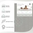 thumbnail image 4 of Dream on Me Asheville 4”Firm Fiber Crib & Toddler Mattress, Greenguard Gold Certified, Grey, 4 of 8