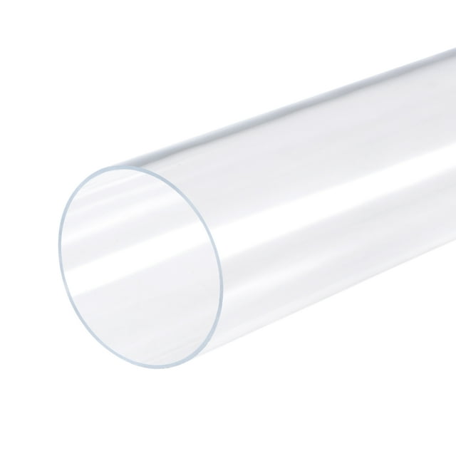 Unique Bargains 76mm ID 80mm OD 20' Tube Acrylique Rigide Tube Rond Clair Impact Élevé pour l'Éclairage, Modèles, Plomberie, Artisanat