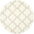 thumbnail image 4 of SAFAVIEH Montreal Lennart Geometric Quatrefoils Shag Runner Rug, Ivory/Beige, 2'3" x 9', 4 of 10