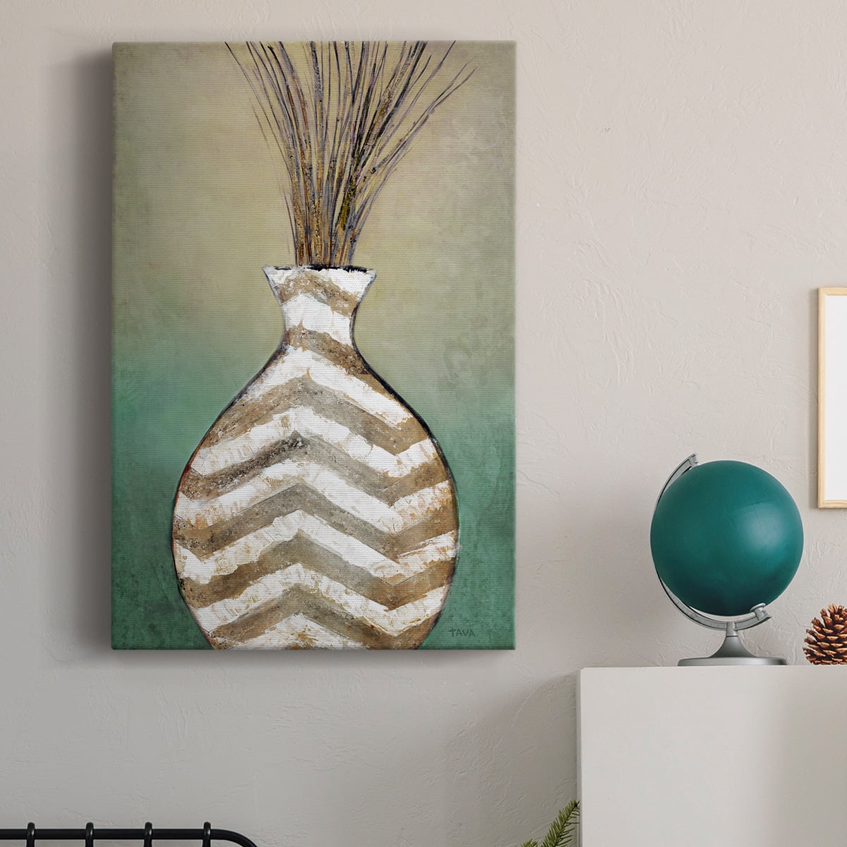 Global Vessel I Premium Gallery Wrapped Canvas - Ready to Hang